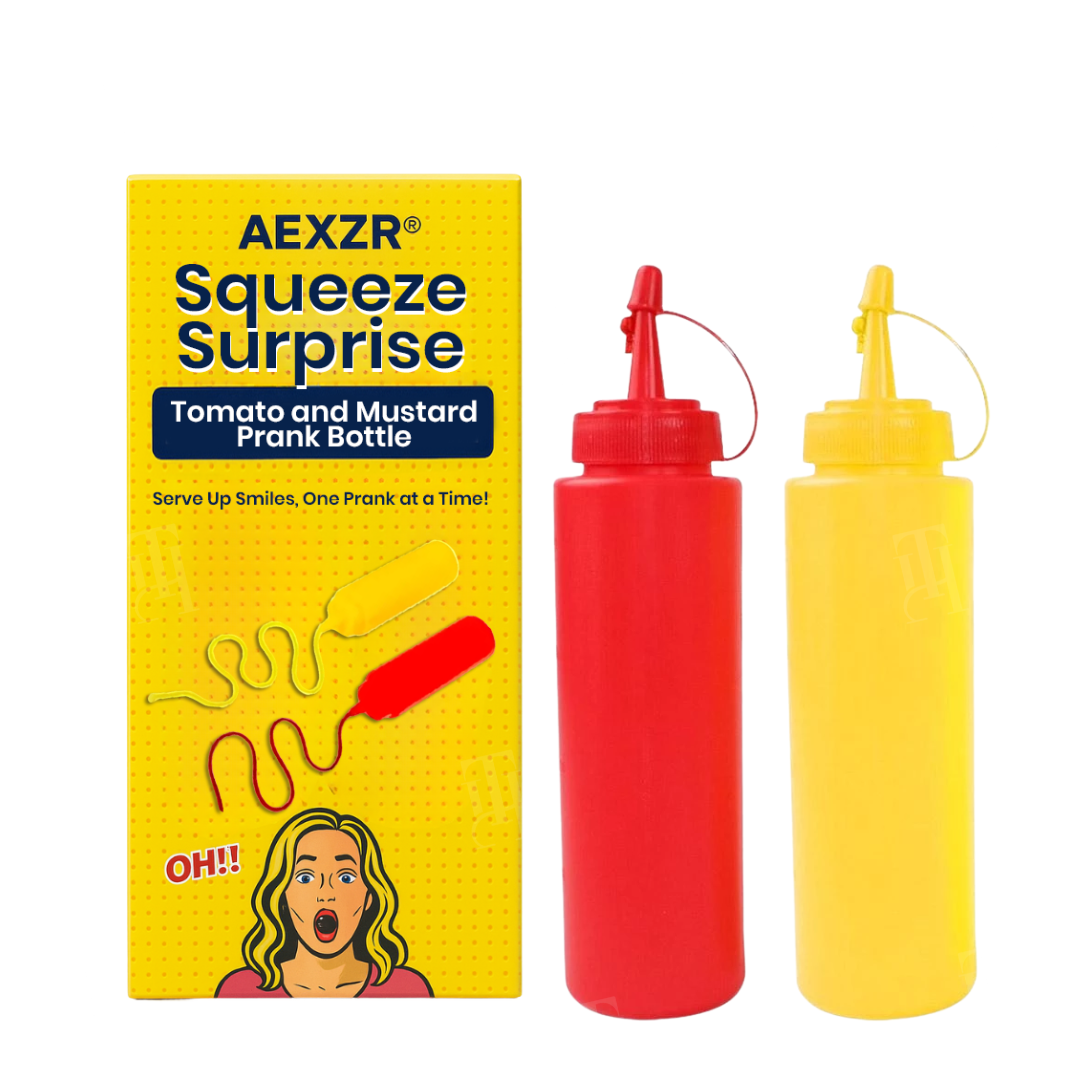 ⚡FLASH DEAL | AEXZR® Squeeze Surprise Tomato and Mustard Prank Bottle – 50% OFF Today! ⚡
