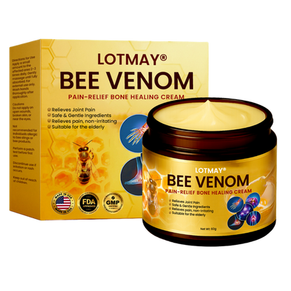 🔥LOWEST PRICE !!! - 50% OFF🌿 LOTMAY® Bee Venom Pain-Relief Bone Healing Cream (5𝟘% 𝕆𝔽𝔽 𝗘𝗡𝗗𝗦 𝗜𝗡 𝟭𝟬 𝗠𝗜𝗡𝗨𝗧𝗘𝗦)